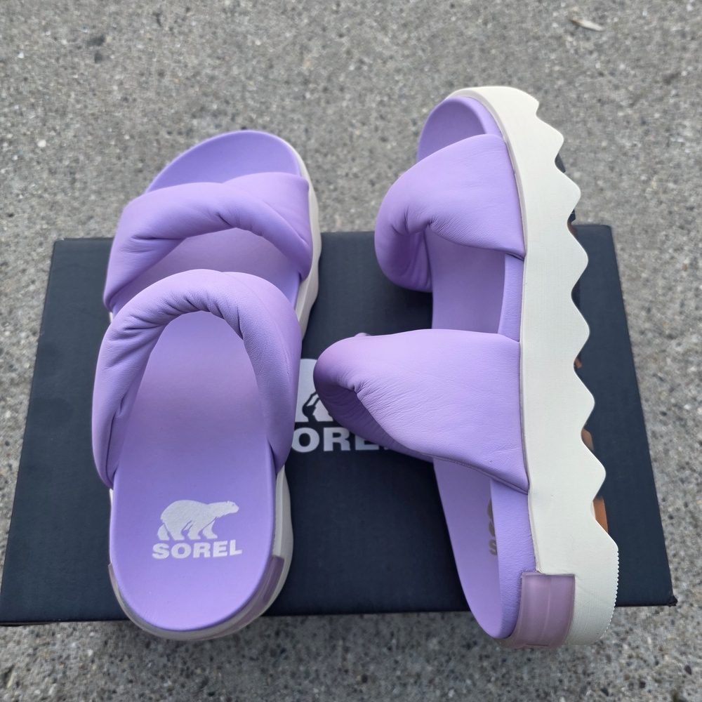 Sorel Women's Purple Slide Size 8 Sandals - Picture 8 of 8